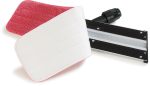 Aluminum Alloy Flat Mop Head (Head Only): 18 inches in length.