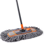 Hardwood Floor Cleaning Microfiber Dusting Mop: Designed for both wet and dry use; cleans both baseboards and floors; an ideal tool for general home cleaning in kitchens, bathrooms, and other areas.