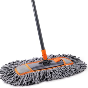 Hardwood Floor Cleaning Microfiber Dusting Mop: Designed for both wet and dry use; cleans both baseboards and floors; an ideal tool for general home cleaning in kitchens, bathrooms, and other areas.